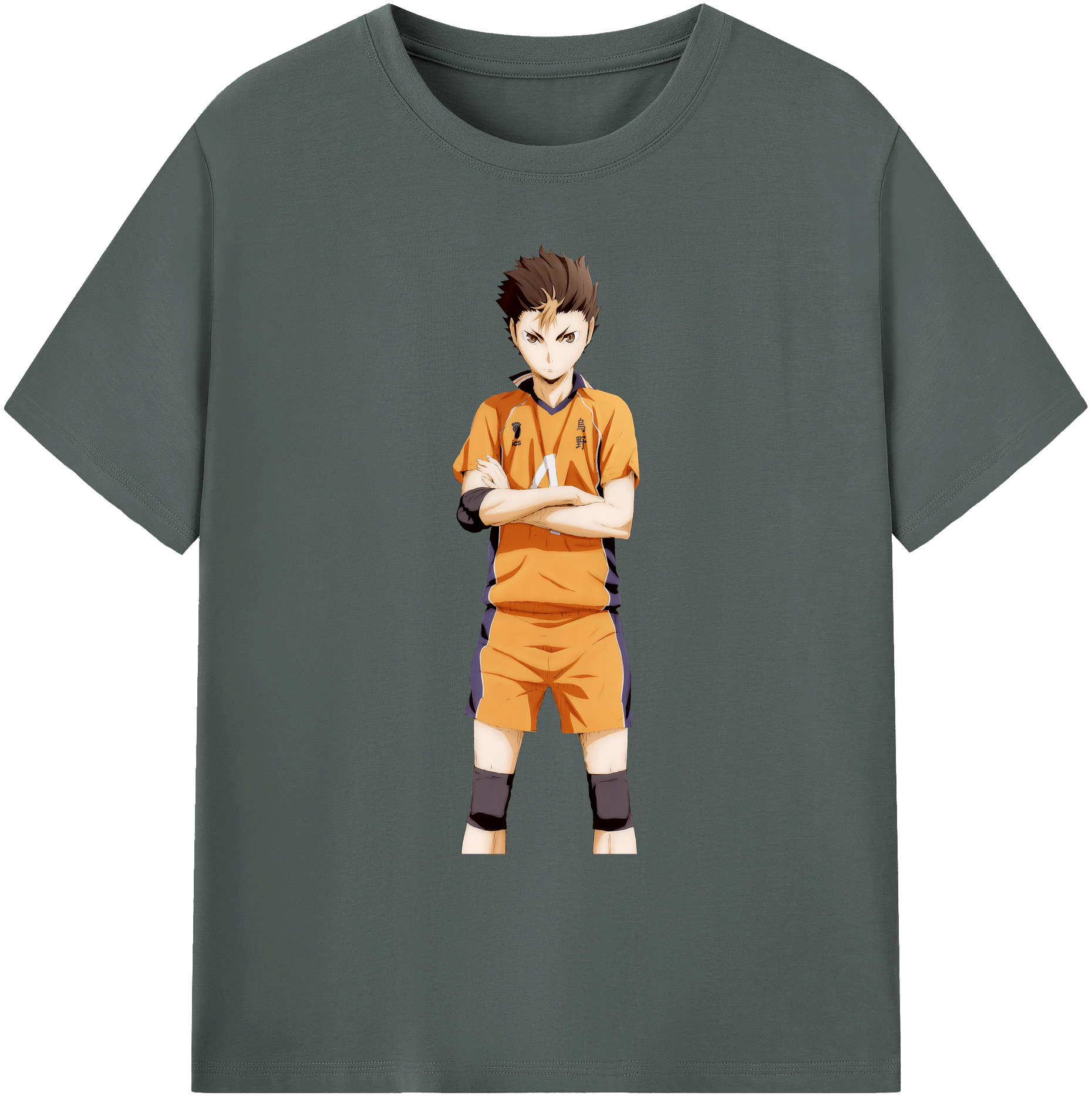 （画像用） ハイキュー!! Haikyu!! 綿100％ メンズ半袖Tシャツ｜肌触りやわらか＆通気性